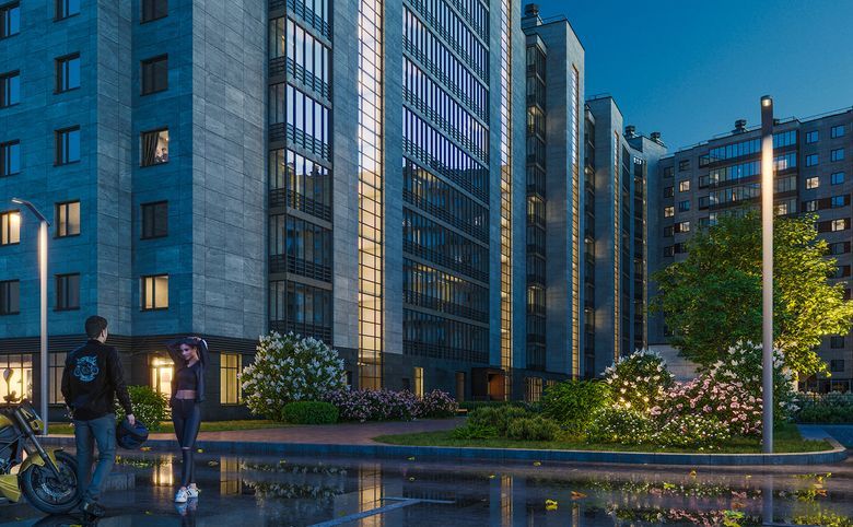 Аквилон Олл Ин 3.0, Студия, 27 м², секция Корпус 1, кв. 488 фото 5