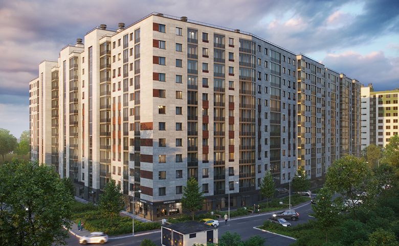 Аквилон Олл Ин 3.0, Студия, 27 м², секция Корпус 1, кв. 488 фото 3
