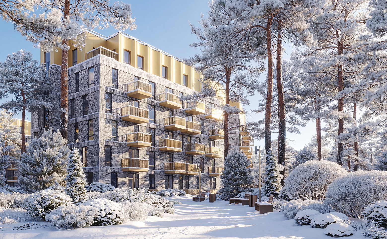 Рощино Residence, 2-комн., 64 м² фото 5