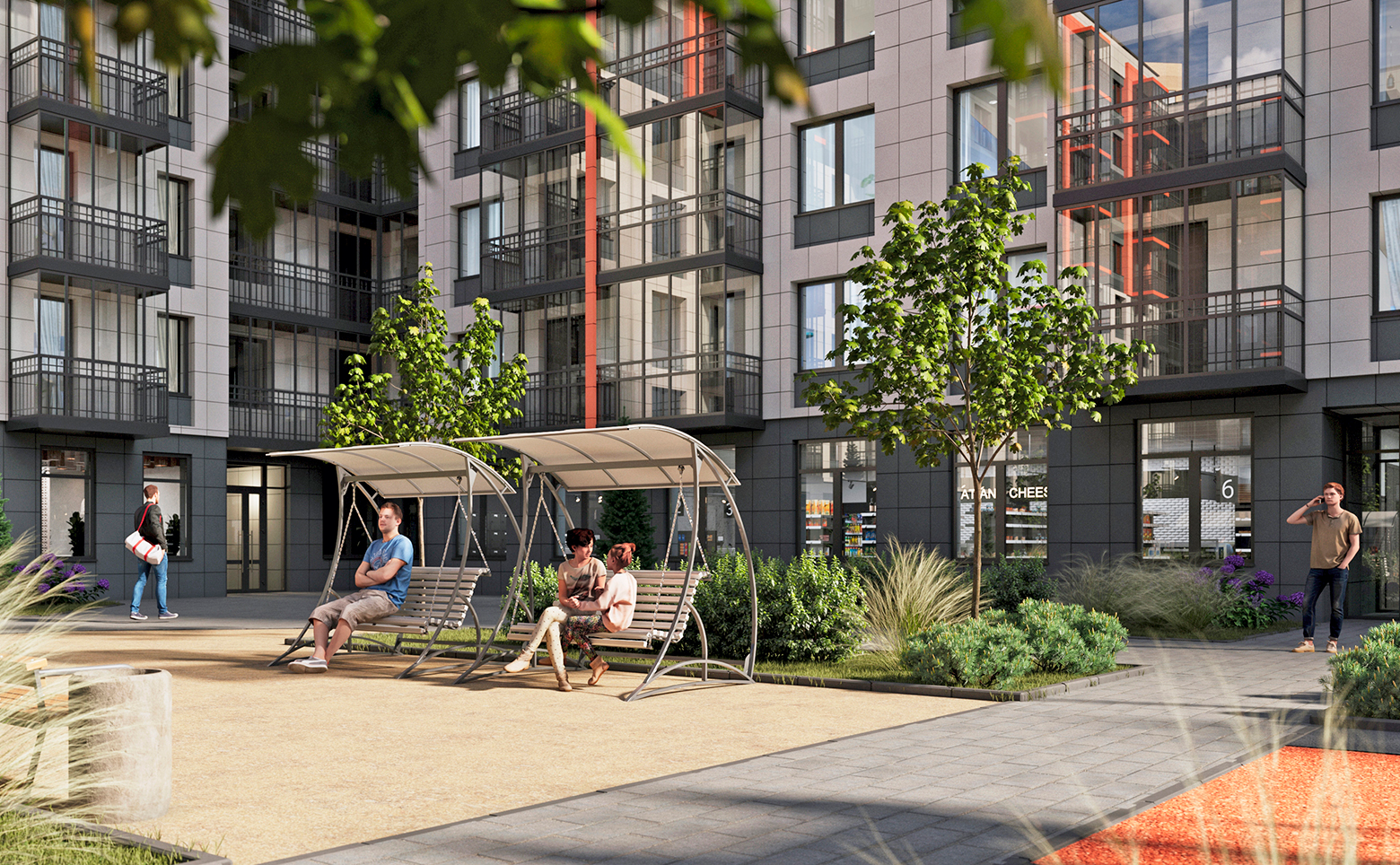 Северный Меридиан, 2-комн., 36 м² фото 6