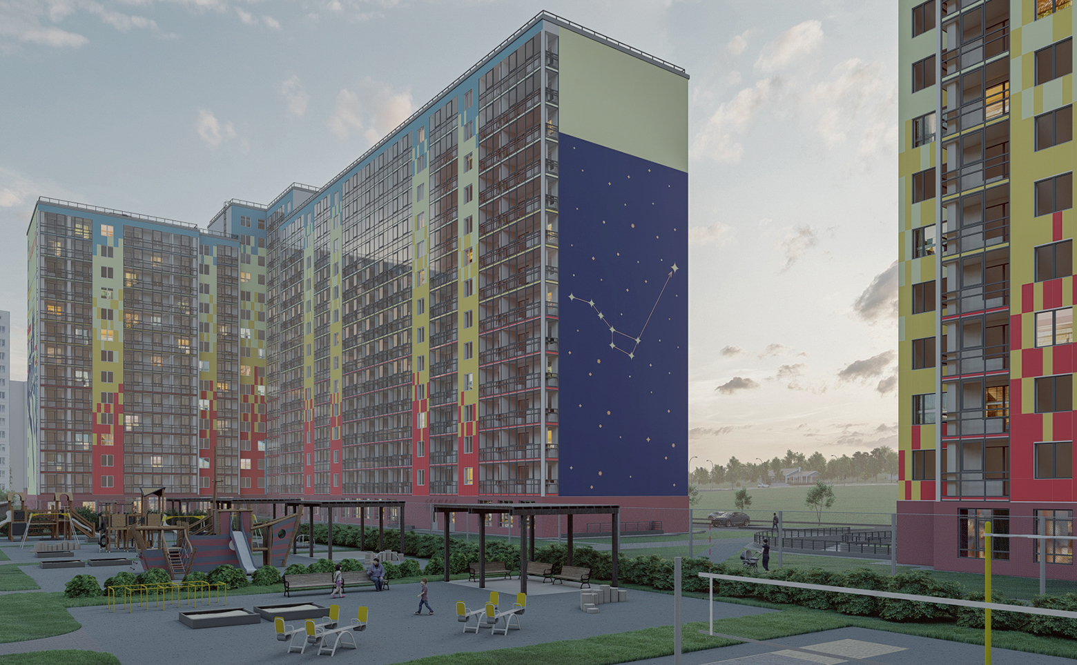 Южная Заря, Студия, 27 м² фото 2