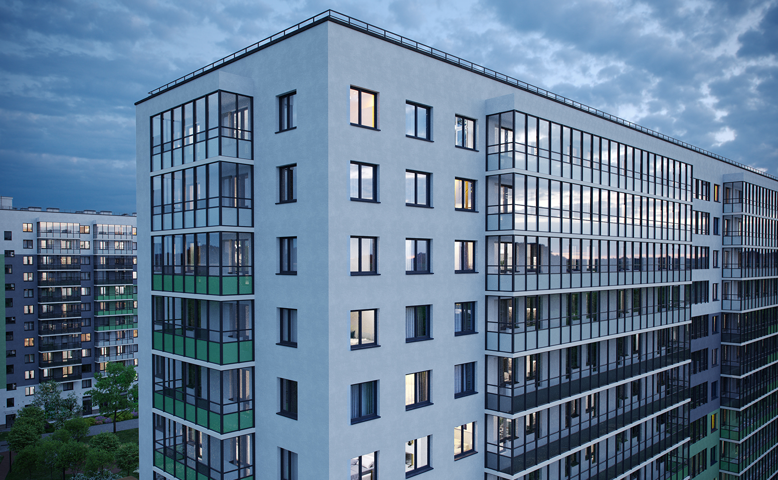 Аквилон Янино, 2-комн., 38 м² фото 6