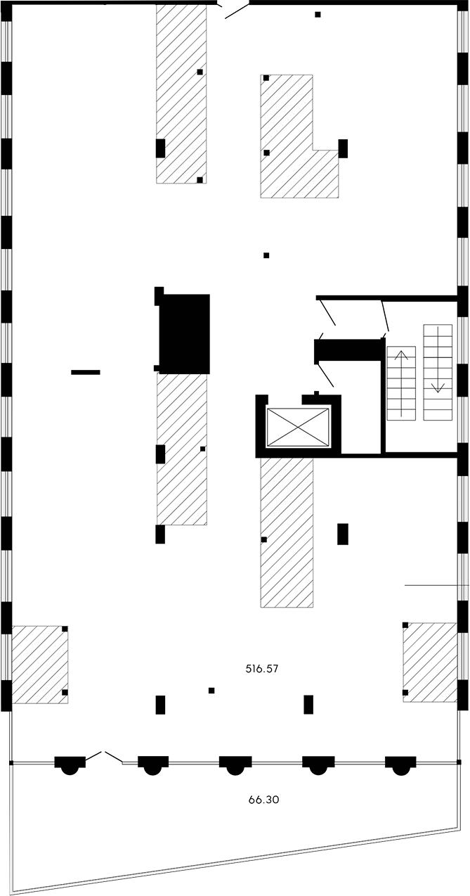 Планировка — 17/33, 1-комн., 517 м²