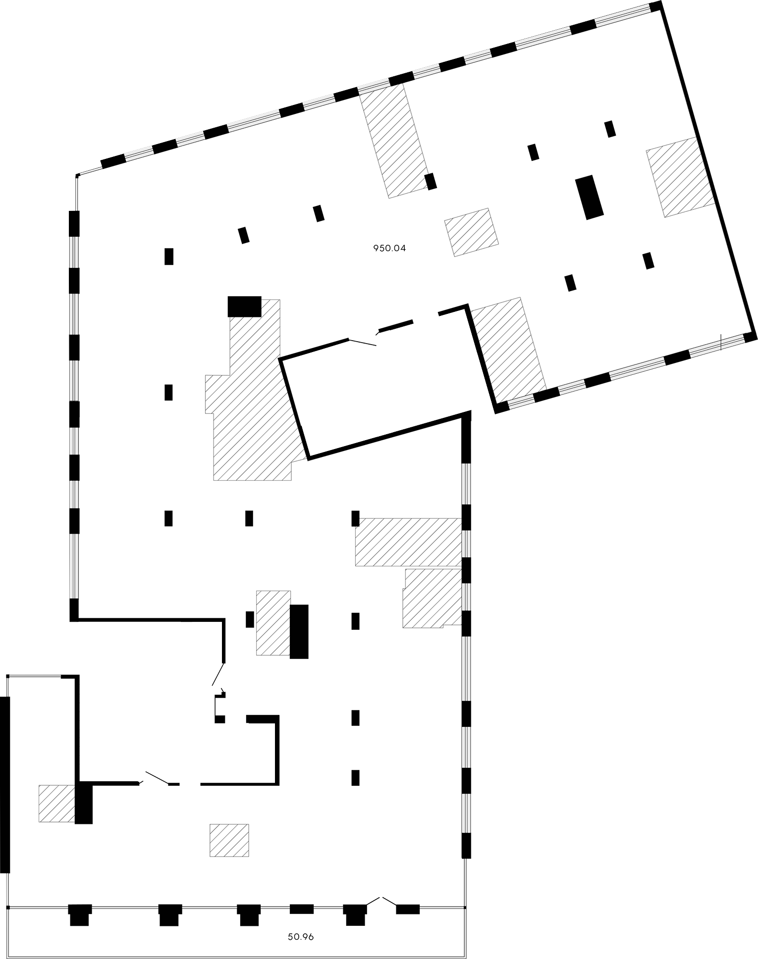 Планировка — 17/33, 1-комн., 950 м²