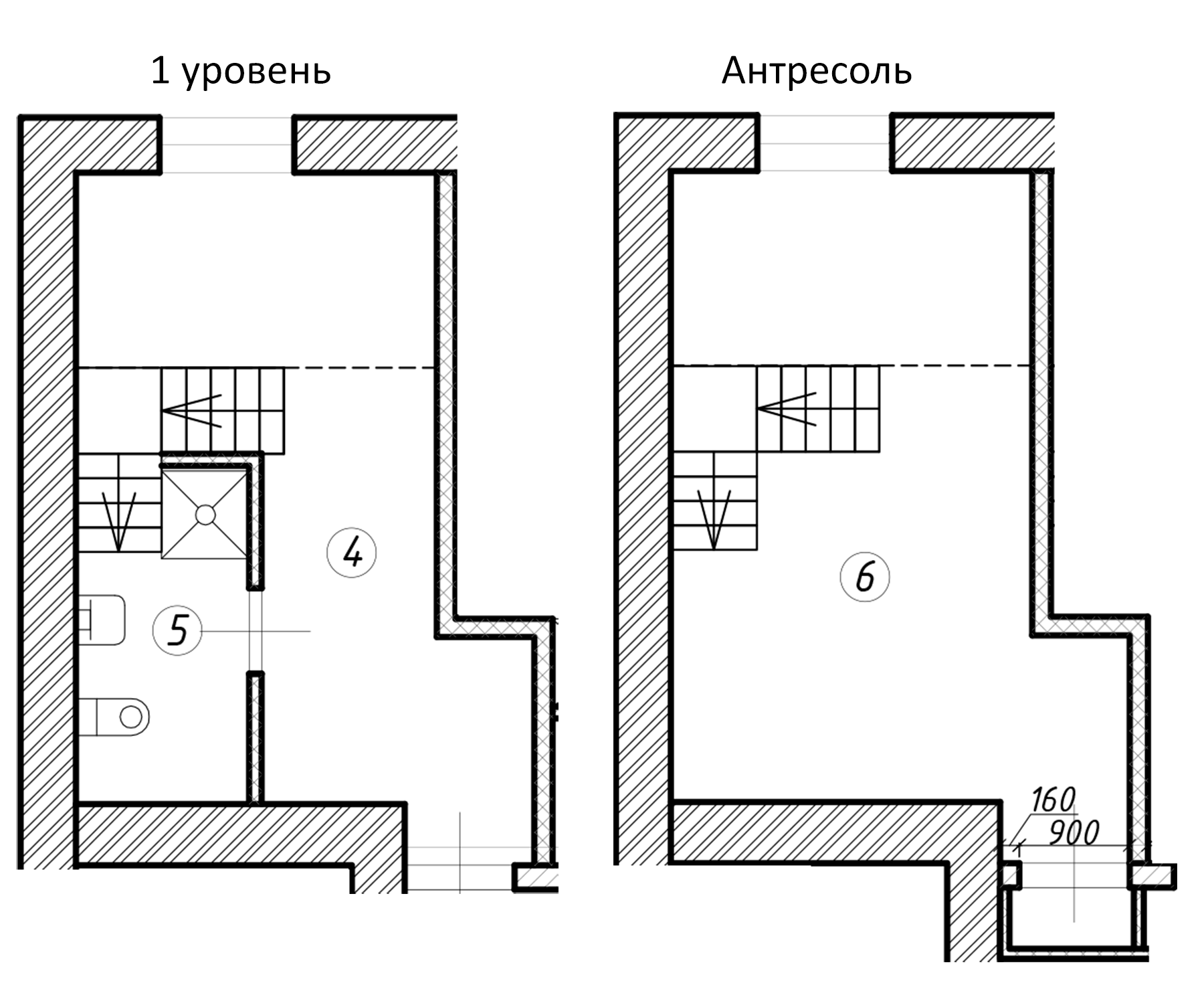 Планировка — Апарт-комплекс LOOK-Apart, Студия, 28 м²
