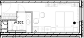 Планировка — МФК SAAN, Студия, 22 м²