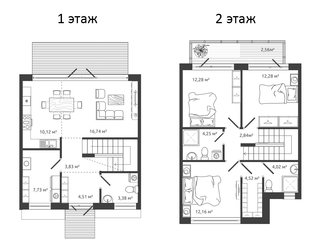 Планировка — Моменты.Repino, 3-комн., 101 м²