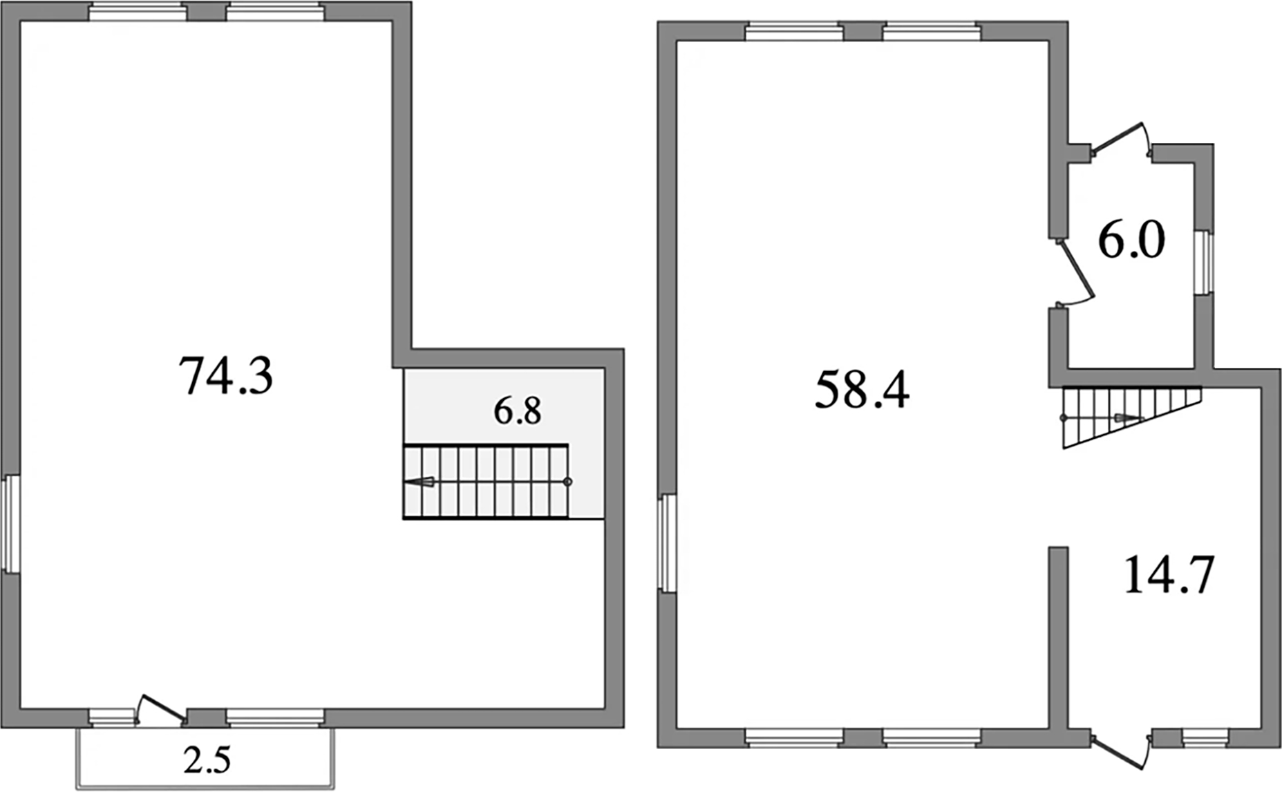Планировка — Токкари-Лэнд, 1-комн., 159 м²