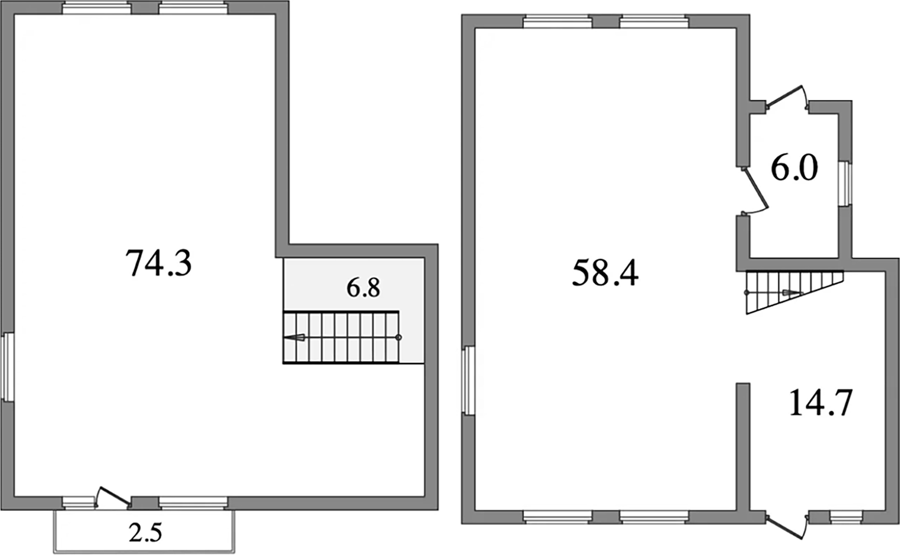 Планировка — Токкари-Лэнд, 1-комн., 159 м²