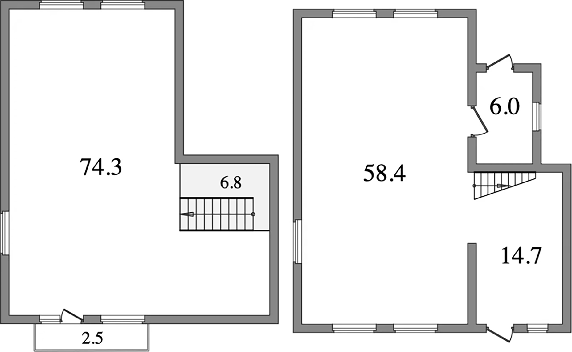 Планировка — Токкари-Лэнд, 1-комн., 159 м²