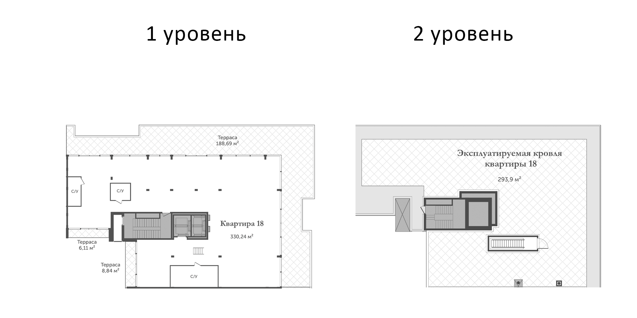 Планировка — Аструм, 1-комн., 330 м²