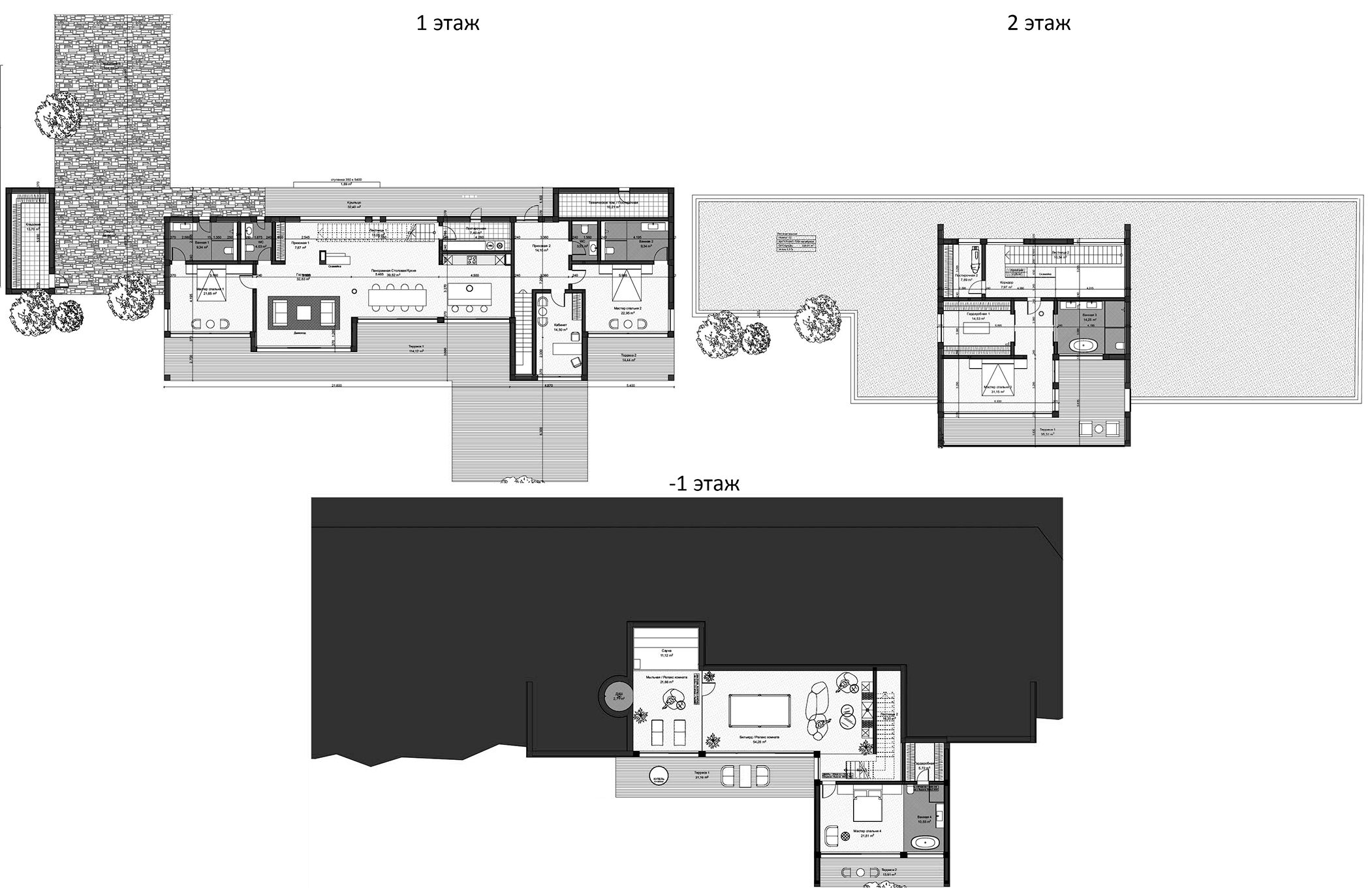 Планировка — Waterline, 7-комн., 513 м²