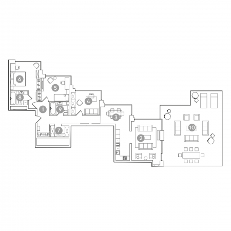 Планировка — RED 7, 4-комн., 120 м²
