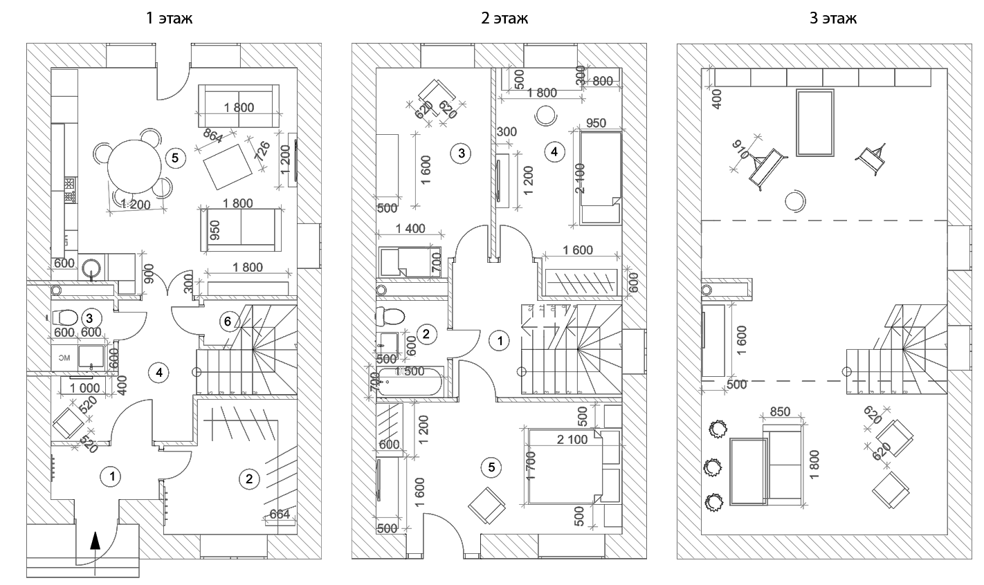 Планировка — Александрия Таун, 5-комн., 145 м²