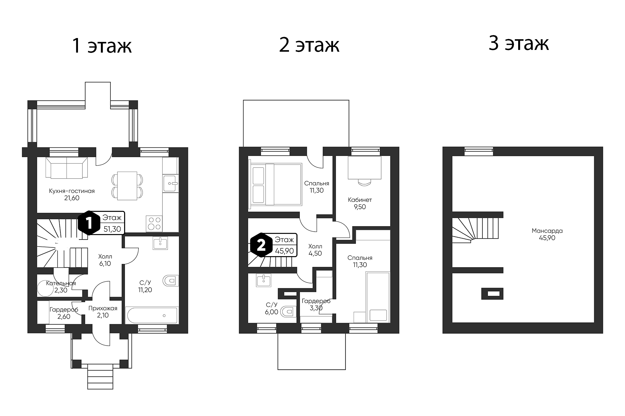 Планировка — Мечта квартал Тюльпанов, 4-комн., 188 м²