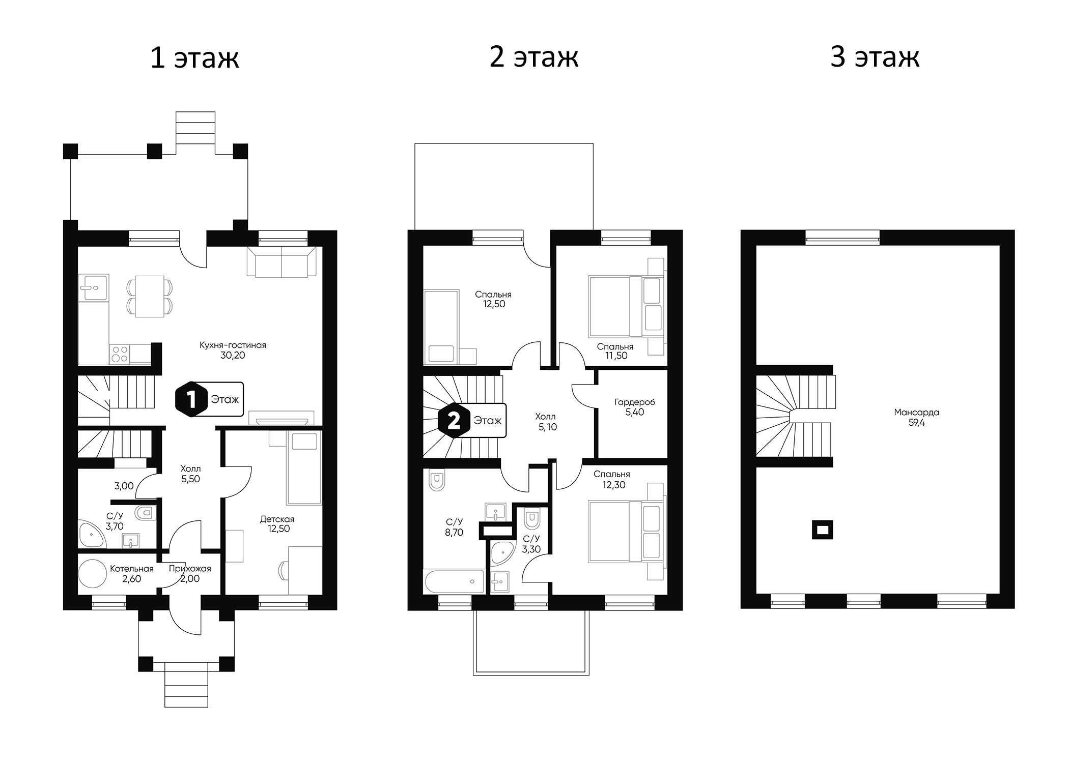 Планировка — Мечта квартал Тюльпанов, 5-комн., 224 м²