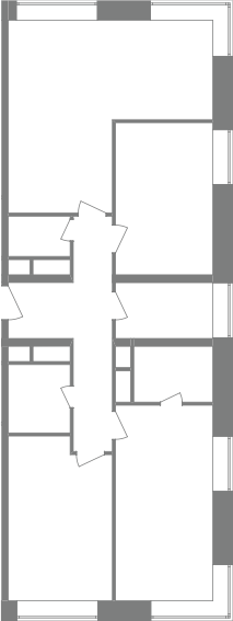 Планировка — Stellar City, 3-комн., 115 м²