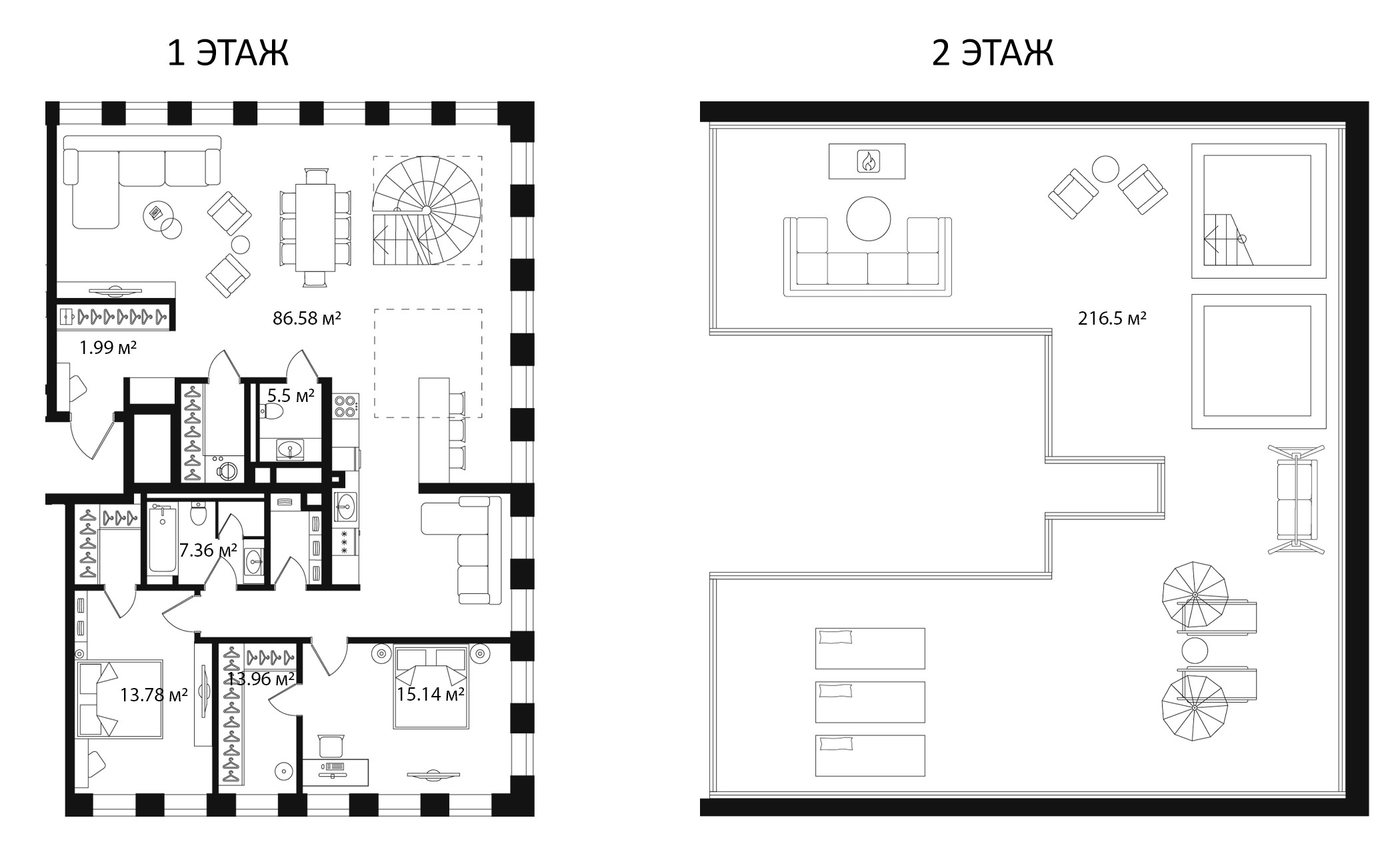 Планировка — Зорге, 9, 3-комн., 145 м²