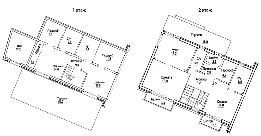 Планировка — Отрада на реке, 3-комн., 178 м²