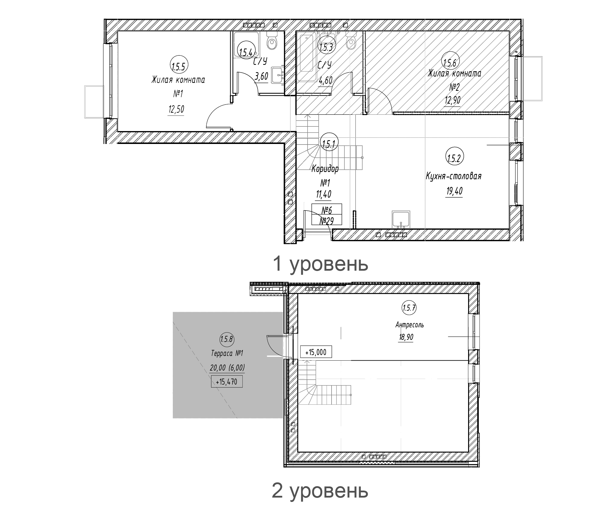 Планировка — Апрелевка Клаб, 3-комн., 83 м²