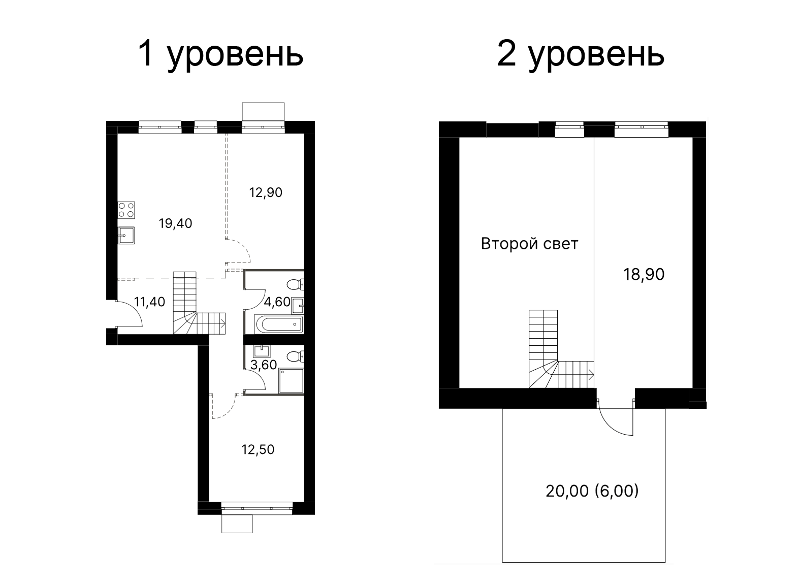 Планировка — Апрелевка Клаб, 3-комн., 83 м²