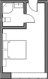 Планировка — Сосновый бор, Студия, 18 м²