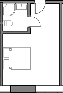 Планировка — Сосновый бор, Студия, 18 м²