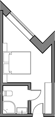 Планировка — Сосновый бор, Студия, 18 м²