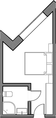 Планировка — Сосновый бор, Студия, 18 м²