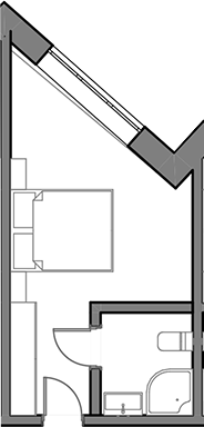 Планировка — Сосновый бор, Студия, 18 м²