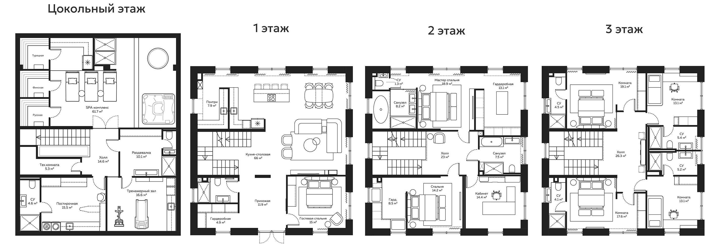 Планировка — River Residences, 8-комн., 481 м²