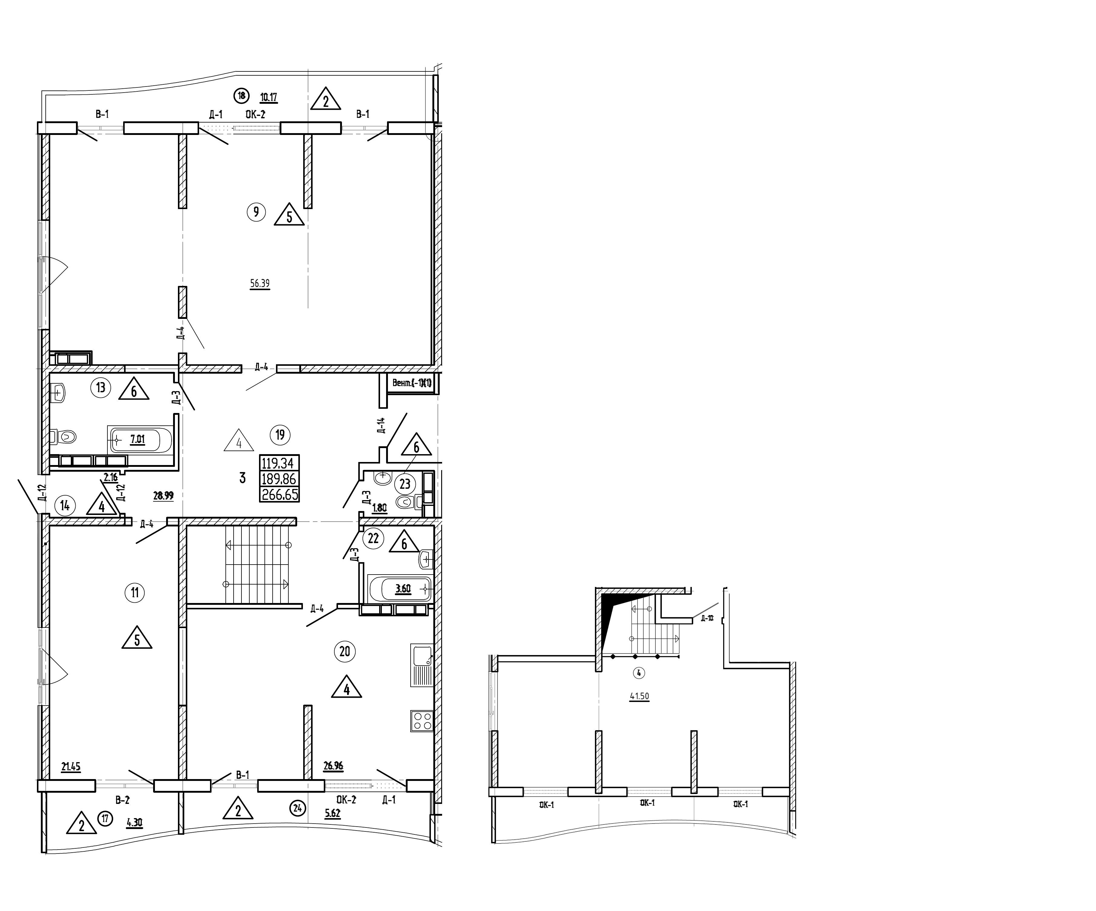 Планировка — Радонеж, 4-комн., 257 м²