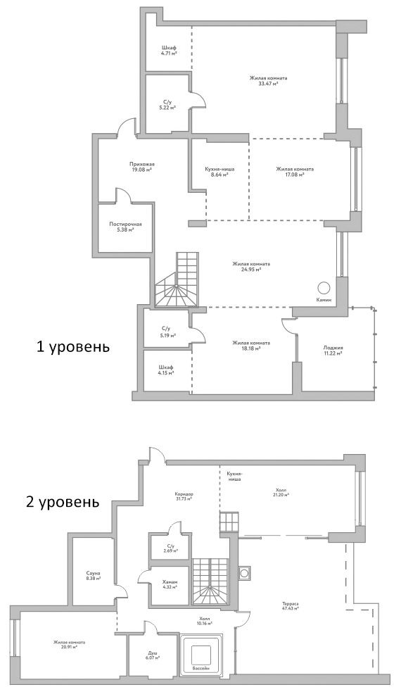 Планировка — Flora&Fauna, 5-комн., 256 м²