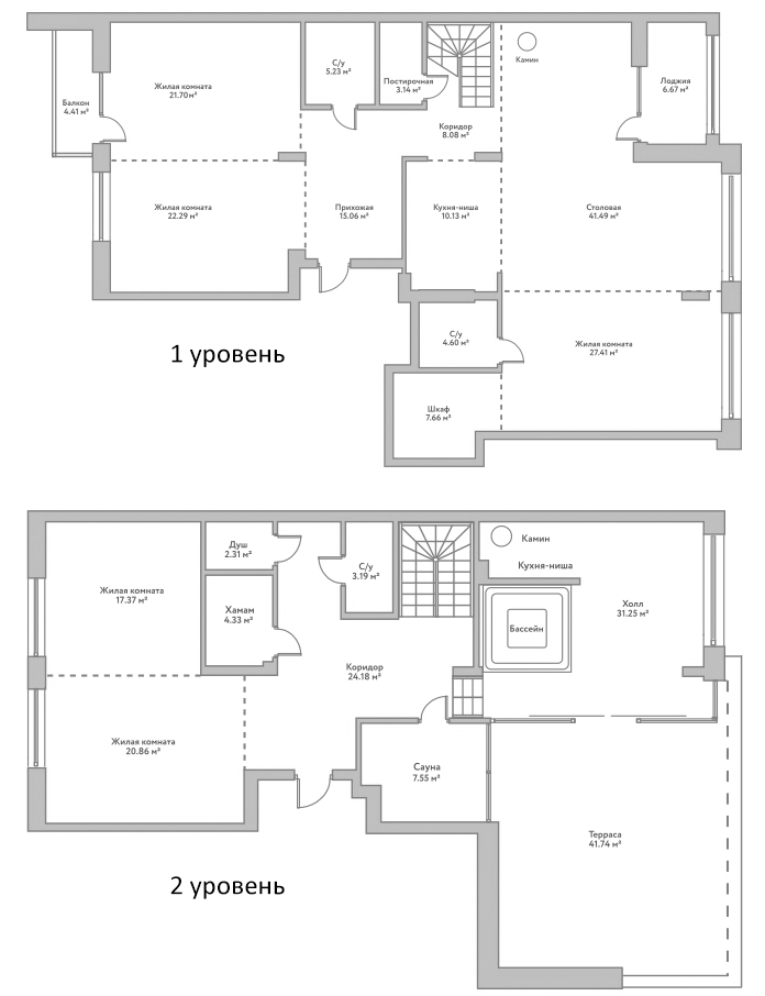 Планировка — Flora&Fauna, 5-комн., 279 м²