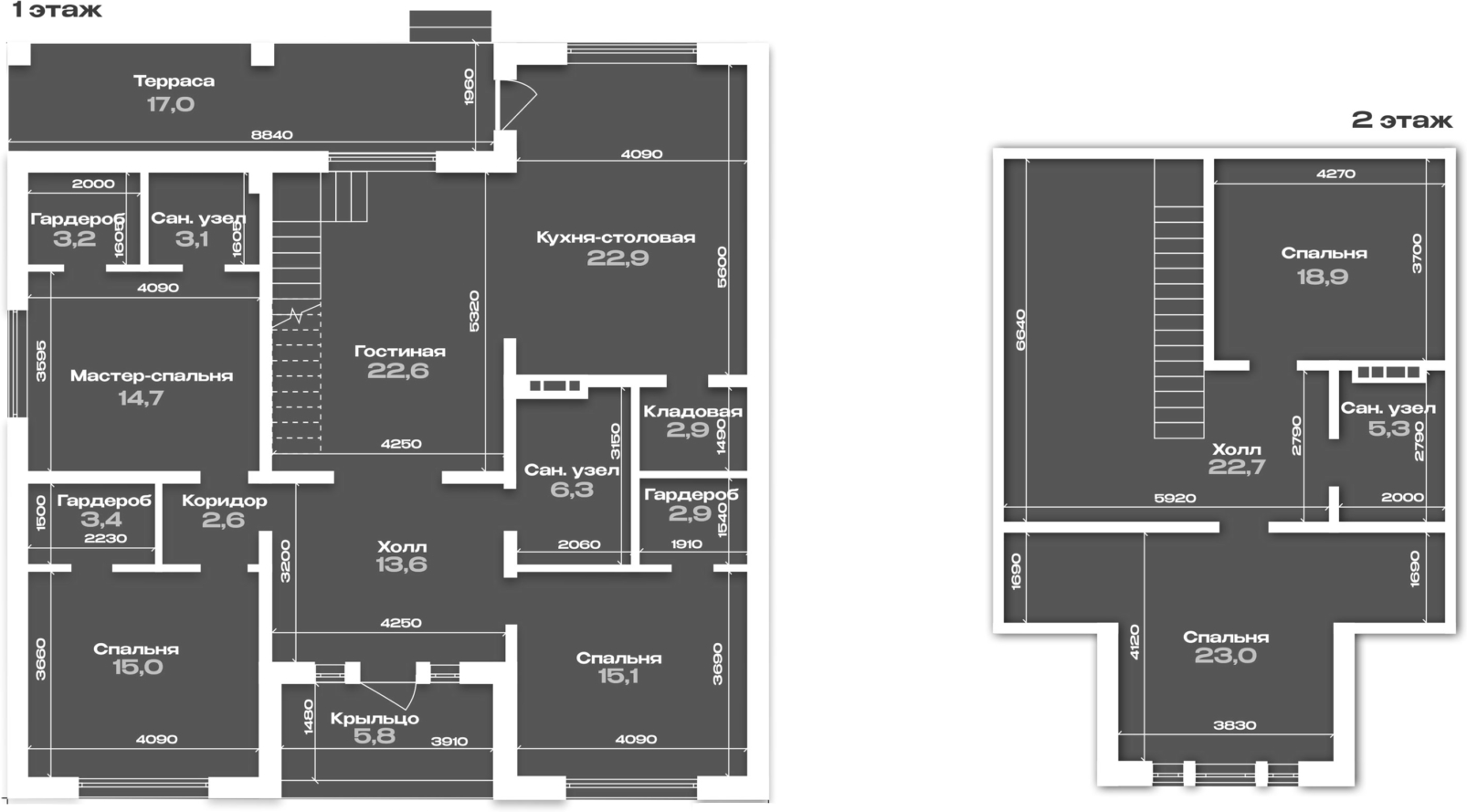 Планировка — Коттеджный поселок Онегин парк, 6-комн., 213 м²