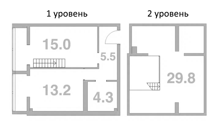 Планировка — Жемчужина Мысхако, 1-комн., 53 м²