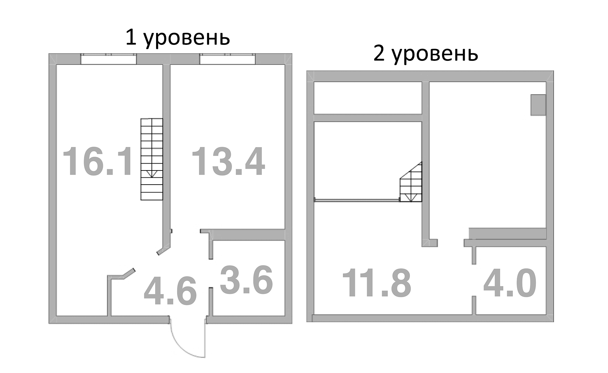Планировка — Жемчужина Мысхако, 1-комн., 56 м²