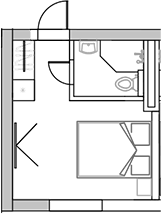 Планировка — Sun Peak, Студия, 21 м²