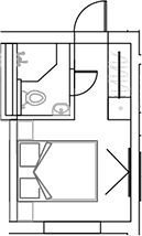 Планировка — Sun Peak, Студия, 21 м²