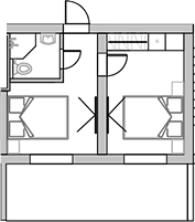 Планировка — Sun Peak, Студия, 37 м²