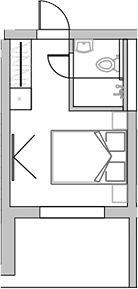 Планировка — Sun Peak, Студия, 21 м²