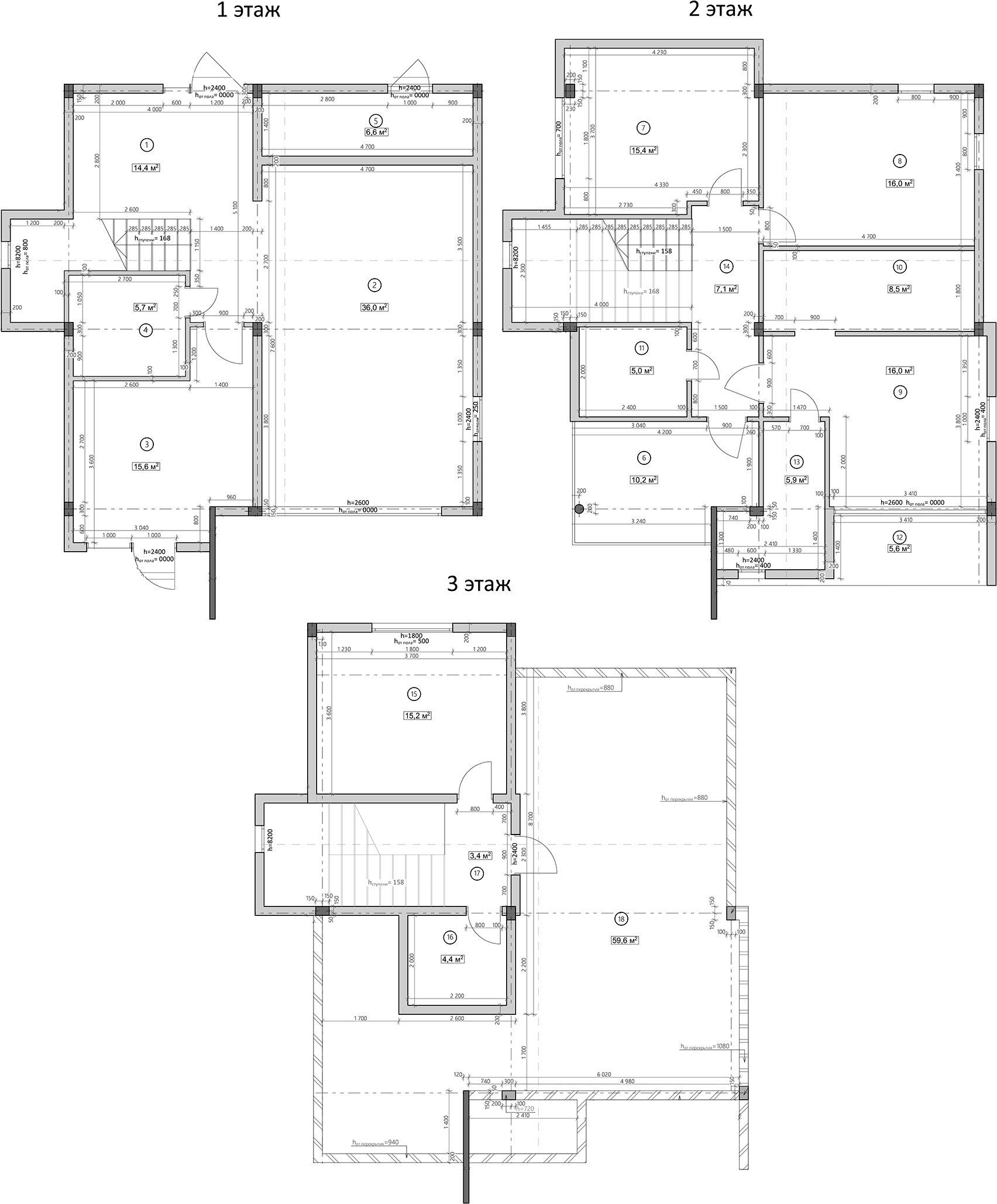 Планировка — Коттеджный поселок Небо 3, 6-комн., 220 м²