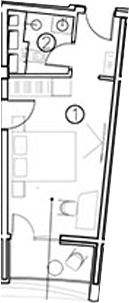 Планировка — ГК Livingston Grand Resort&Spa, Студия, 20 м²