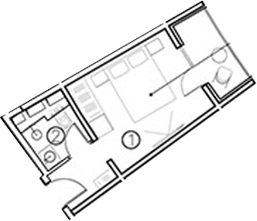 Планировка — ГК Livingston Grand Resort&Spa, Студия, 17 м²