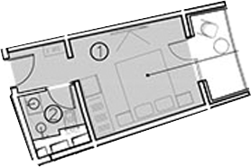 Планировка — ГК Livingston Grand Resort&Spa, Студия, 17 м²