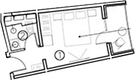 Планировка — ГК Livingston Grand Resort&Spa, Студия, 17 м²