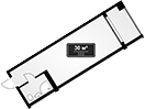 Планировка — Гостиничный комплекс GRAND Marine Garden 5, Студия, 30 м²