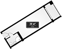 Планировка — Гостиничный комплекс GRAND Marine Garden 5, Студия, 30 м²