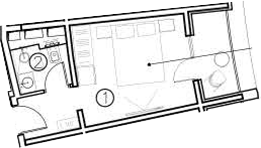 Планировка — ГК Livingston Grand Resort&Spa, Студия, 17 м²