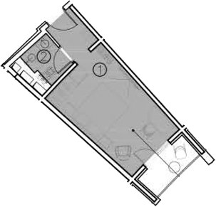 Планировка — ГК Livingston Grand Resort&Spa, Студия, 20 м²